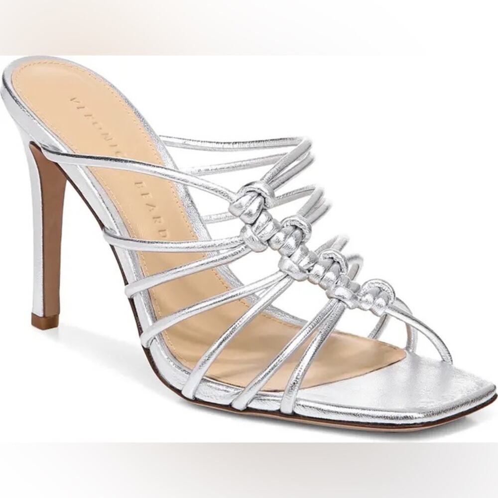 Veronica Beard Avita Leather Strappy Sandal, 9.5 - NWT - $395